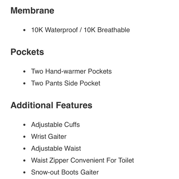 Mutu Snow girls ski snow suit size 150 us size 12 - Picture 15 of 16